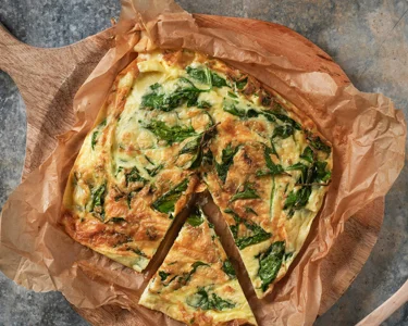 Frittata aus der Heißluftfritteuse