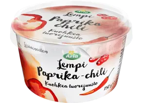 Arla Lempi tuorejuusto paprika & chili kuohkea 150g