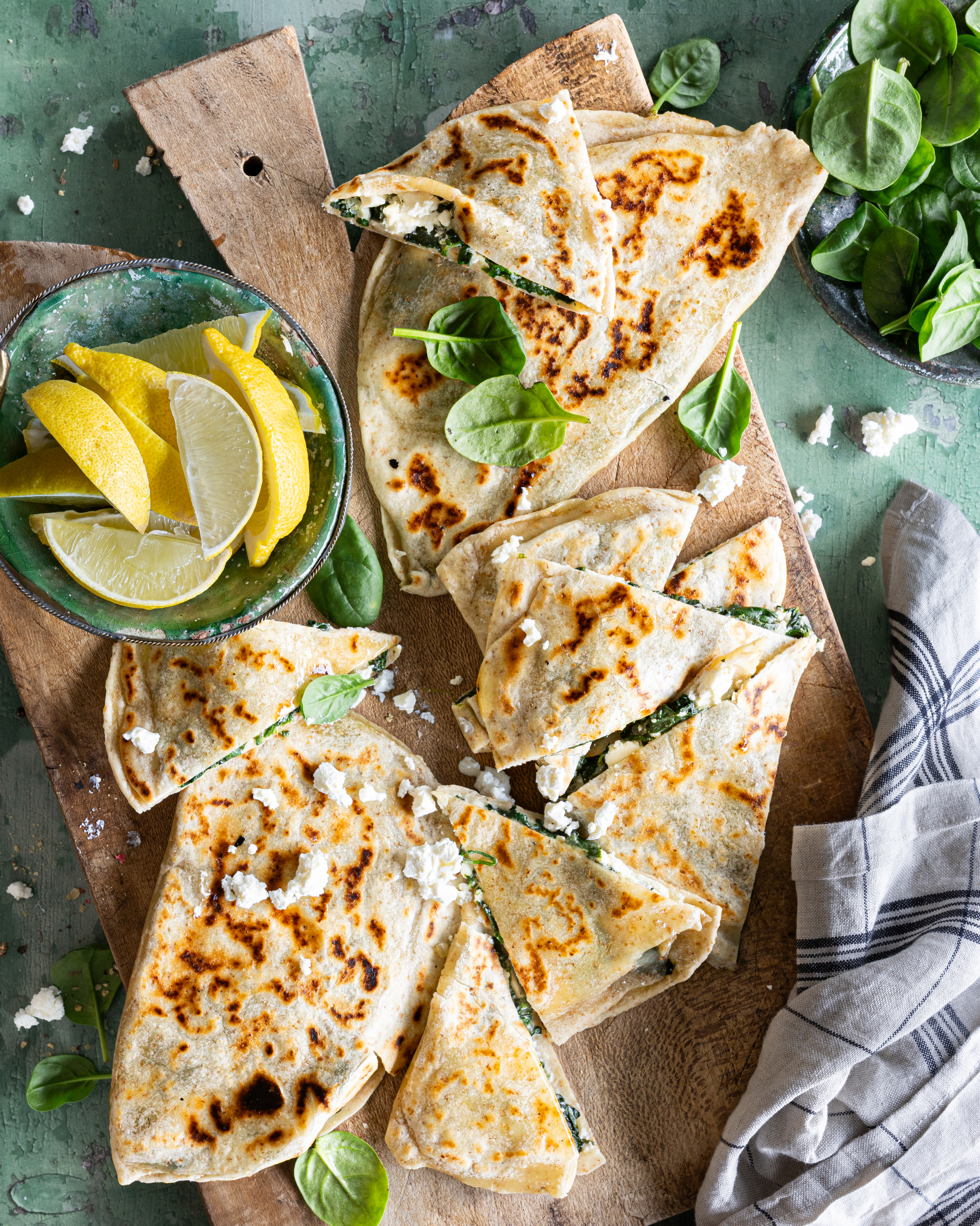 Gözleme - fyldte tyrkiske fladbrød