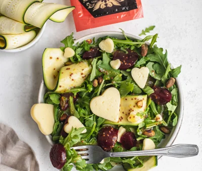Heart-Shaped Roasted Beet Salad