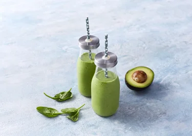 Groene smoothie met skyr