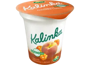 Arla Kalinka persikka-lakkakerrosjogurtti 150g vähälaktoosinen