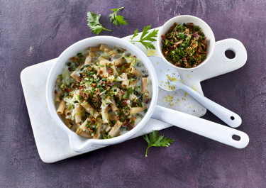 One pot pasta med kål