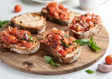 Bruschetta with tomatoes