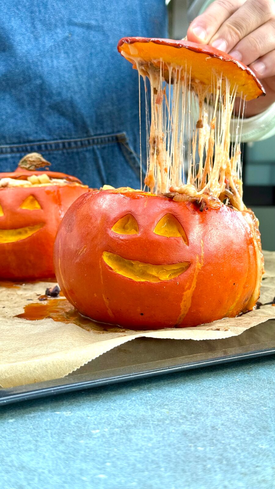 Bagt græskar - halloween style