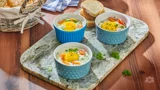 Creamy Baked Eggs with Tomatoes