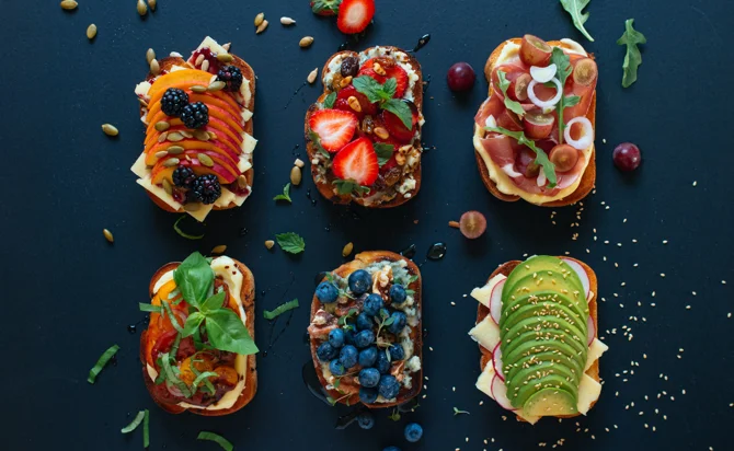 Summer toast six ways