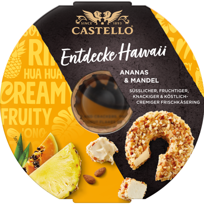 Castello® ANANAS & MANDEL FRISCHKÄSERING