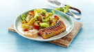 Grillede marinerede spareribs og kartoffelsalat med saftige majskerner