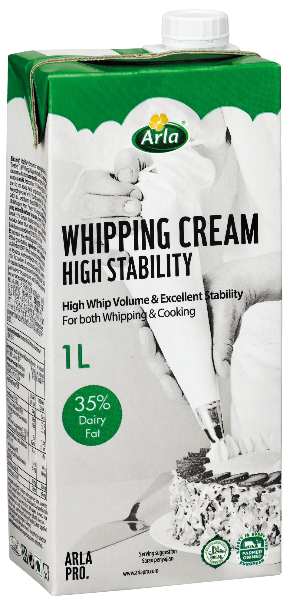 High Stability Whipping Cream 35% fat