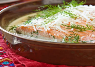 Lättrimmad lax med pepparrot