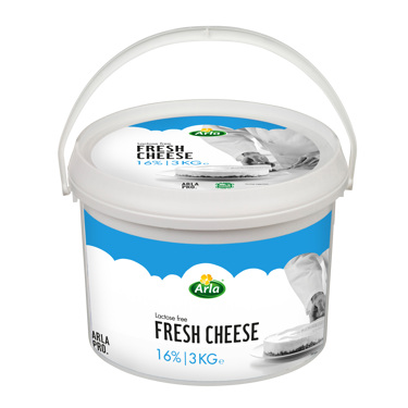 Arla Pro tuorejuusto maustamaton 16% 3kg laktoositon