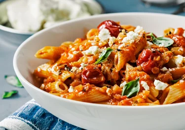 Chunky tomatsås med linser