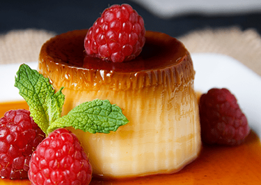 Flan de queso por Mario Sandoval