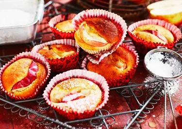 Muffins med äpple och kanel