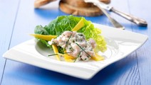 Arla Protein Cottage Cheese με γαρίδες και Μάνγκο