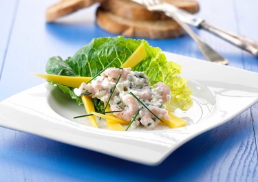 Arla Protein Cottage Cheese με γαρίδες και Μάνγκο