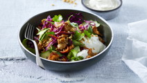 Banh Mi salat med yoghurtdressing