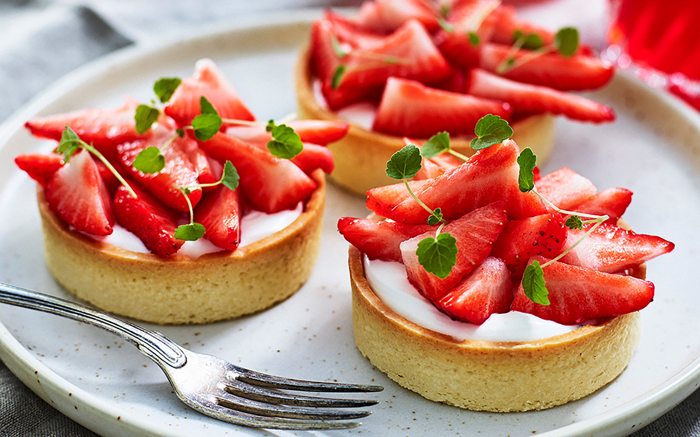 Τάρτα με φράουλες