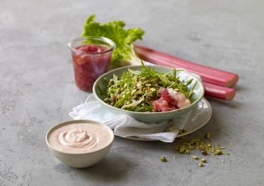 Rugpilaf med to toppings