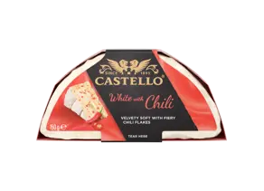 Castello White with Red Chili valkohomejuusto 150g