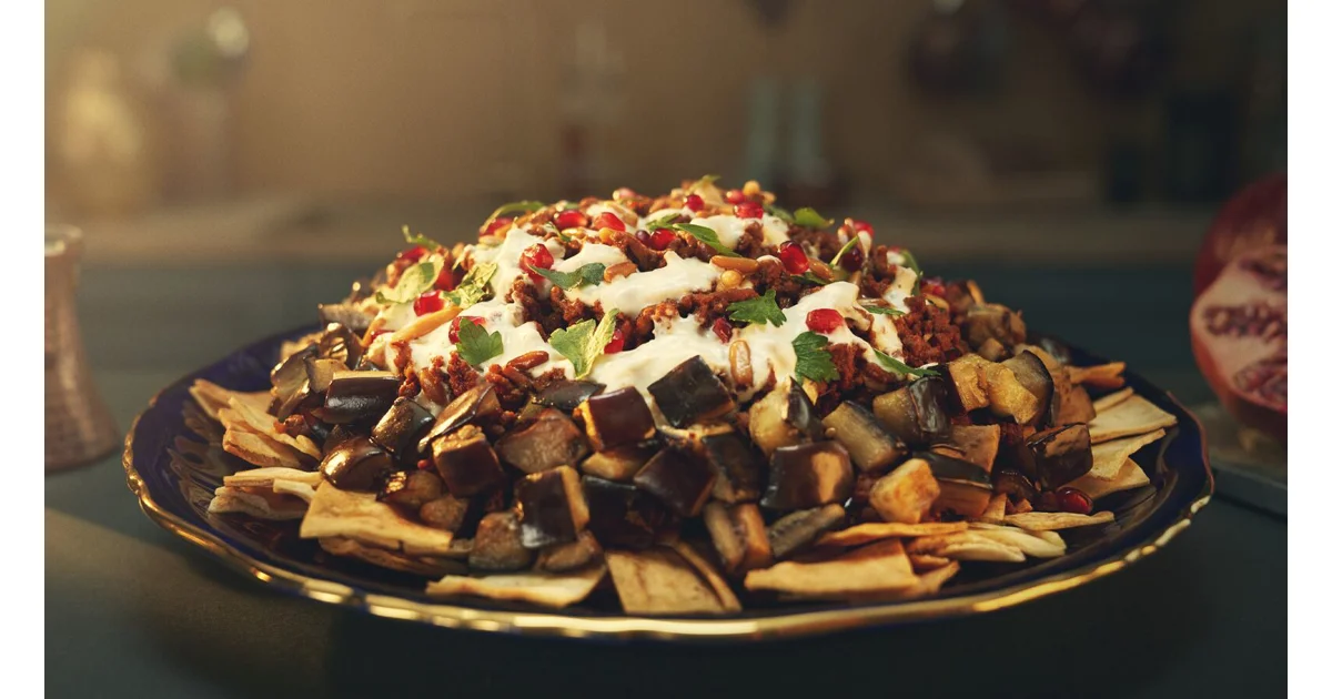 Aubergine-fatteh