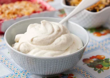 Vaniljsås med färskost