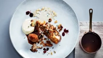 Gräddbakad kyckling med variation på blomkål