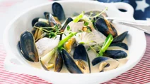 Fiskgryta med musslor