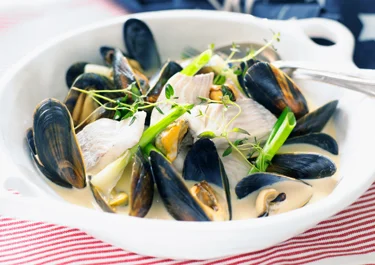 Fiskgryta med musslor