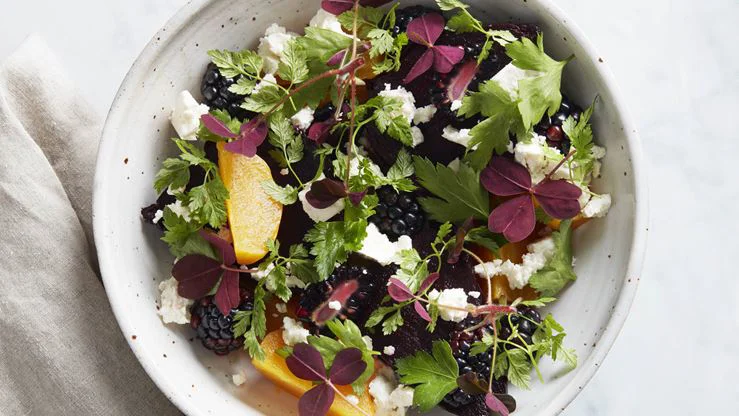 Salat med rødbet og beter
