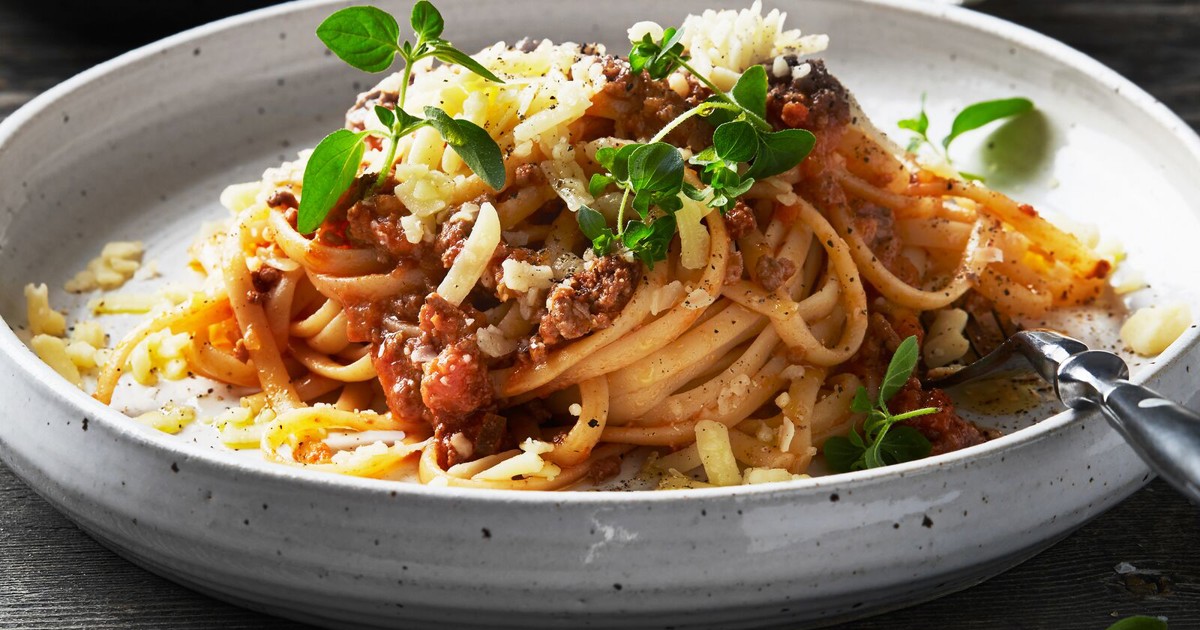 Krämig Pasta Bolognese