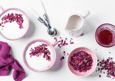 Rose latte