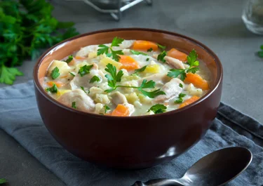 Creamy chicken soup