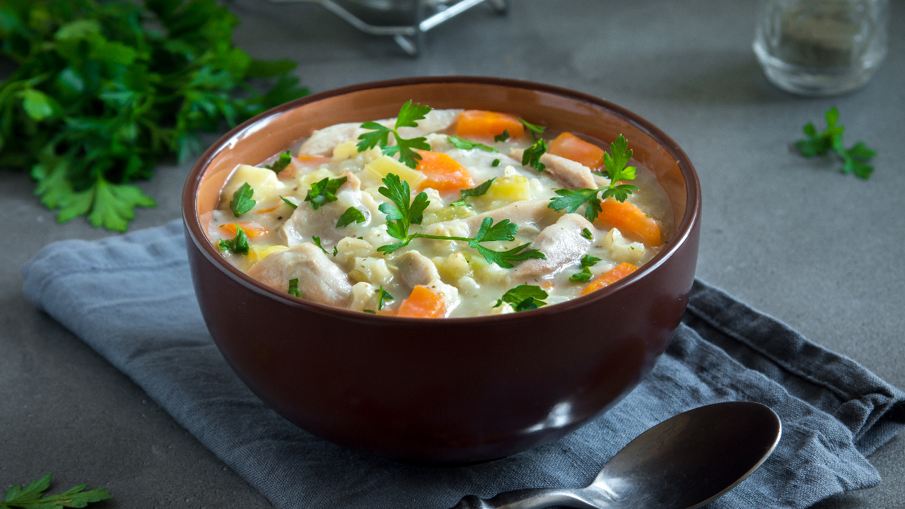 Cremige Hühnersuppe (Rezept) | Arla - Rezept | Arla Foods