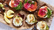 Smörrebröd med färskostkvarg
