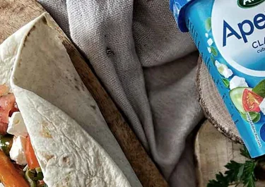 Fajitas mexicanas con Arla Apetina