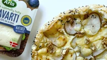 Tarta de pera y Arla Havarti Madurado