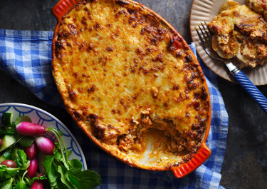 Moussaka med potatis