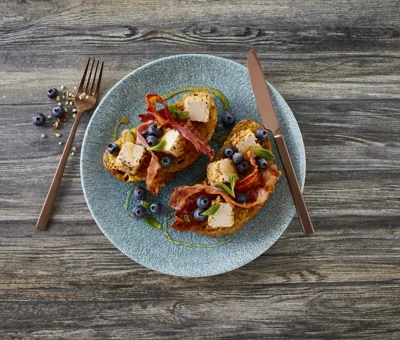 SWEET & SALTY FRENCH TOAST MET ANANAS ROOMKAAS