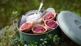 Puolukka-masariinileivokset