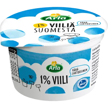 Arla 1% viili Suomi 200g vähälaktoosinen