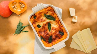 Butternut squash lasagne
