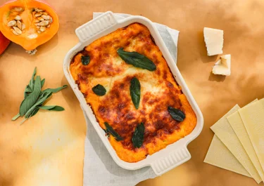 Butternut squash lasagne