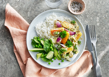 Krämig ostpanna med purjolök, dijon och dragon