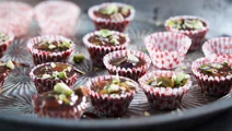 Chokladknäck med pistagenötter