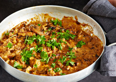 Nyhtökaurastroganoff