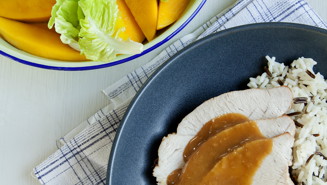 Kalkunbryst med mangosalat