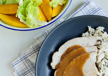 Kalkunbryst med mangosalat