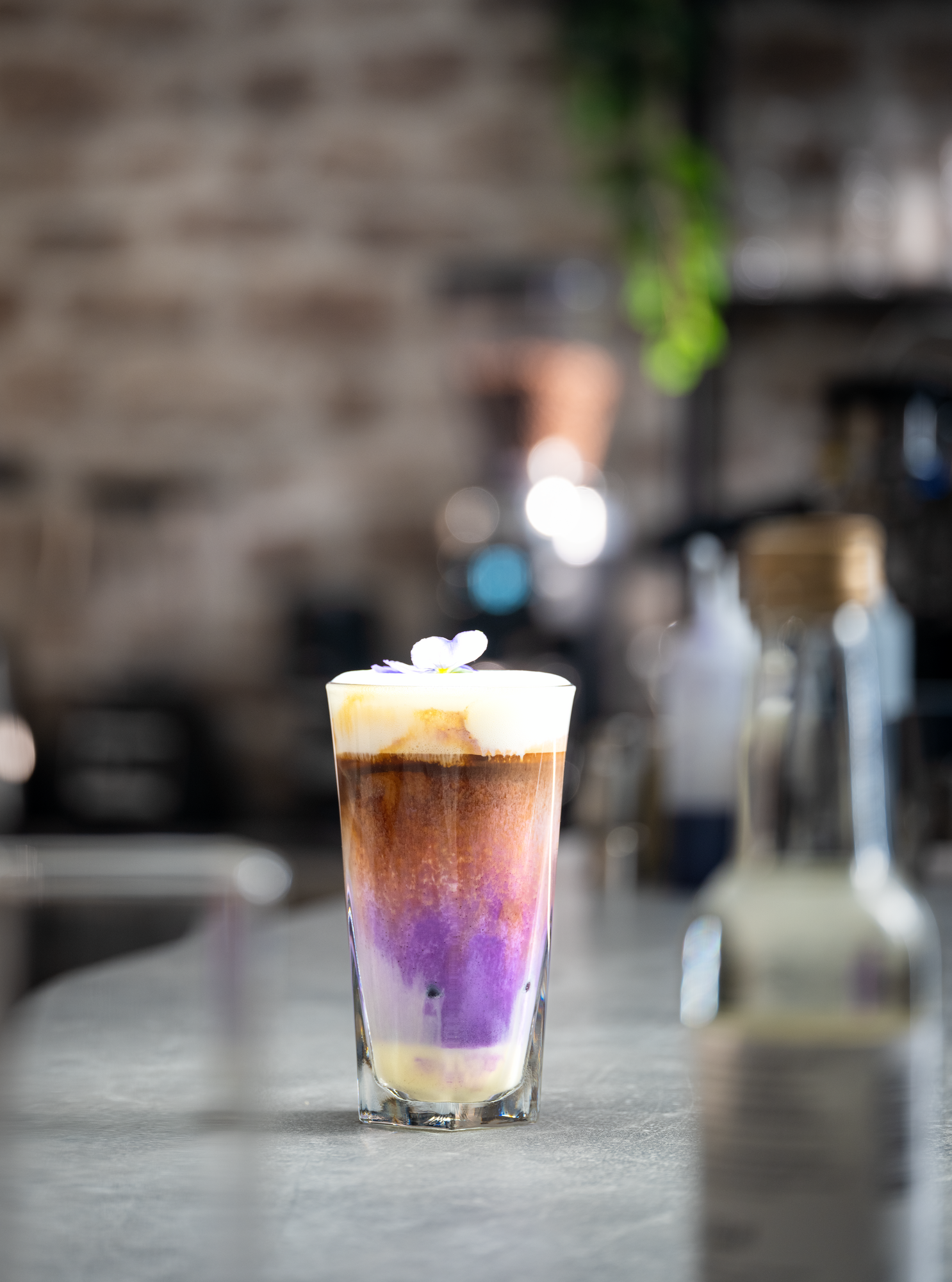 White mocha ube